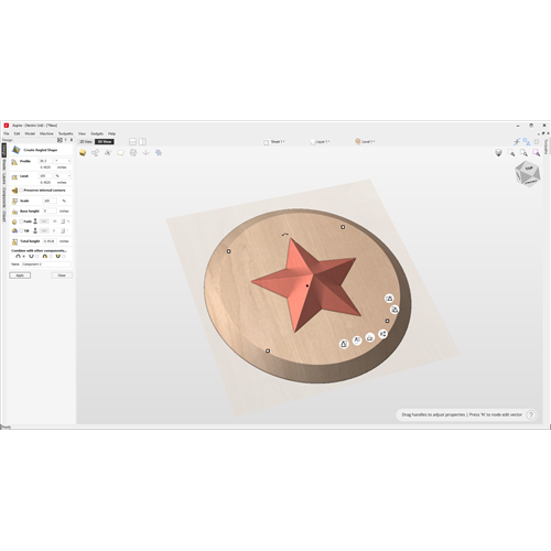 Aspire Create an Angular Shape Component